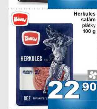 Herkules salám plátky 100 g 