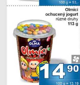Olmici ochucený jogurt různé druhy 113 g