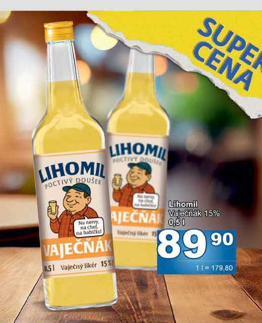 Lihomil Vaječňák 15% 0,5l