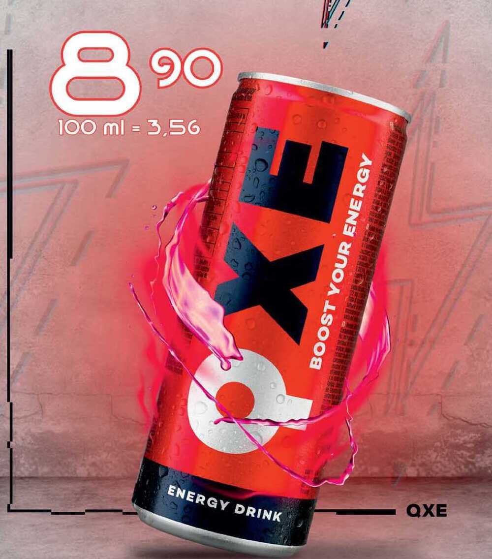 ENERGY DRINK BOOST YOUR ENERGY QXE 