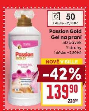 Passion Gold Gel na praní 50 dávek