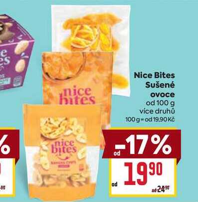 Nice Bites Sušené ovoce od 100 g 
