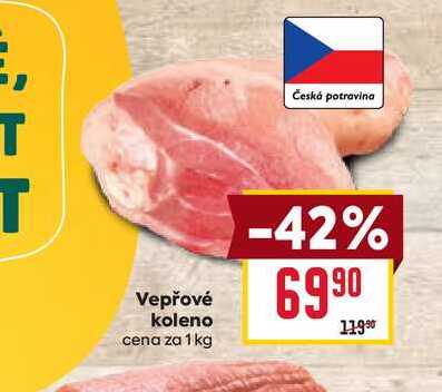 Vepřové koleno cena za 1kg