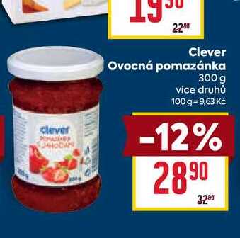 Clever Ovocná pomazánka 300 g 
