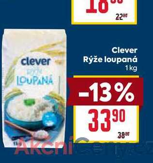 Clever Rýže loupaná 1kg