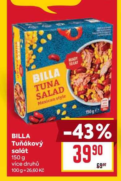 BILLA Tuňákový salát 150 g