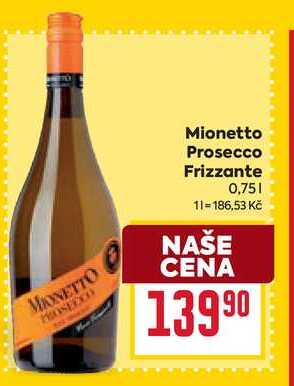 Mionetto Prosecco Frizzante 0,75l
