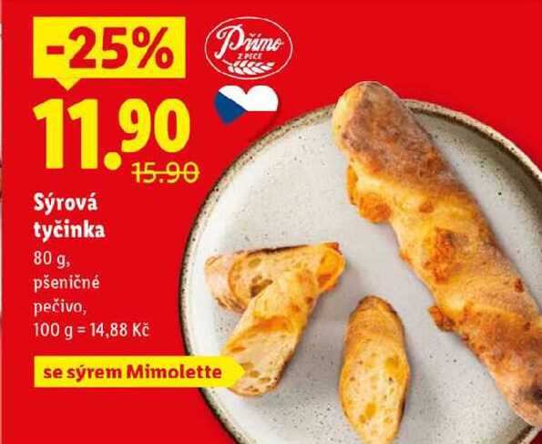 Sýrová tyčinka, 80 g