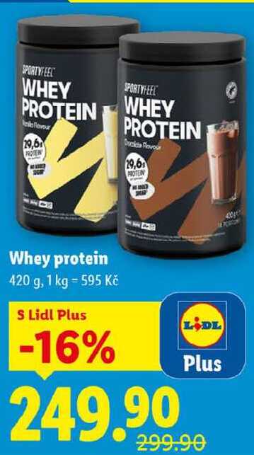 Whey protein, 420 g