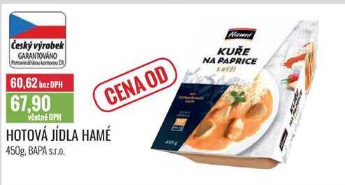 HOTOVÁ JÍDLA HAMÉ 450g
