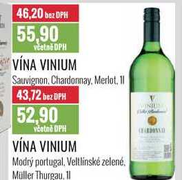 VÍNA VINIUM 1l