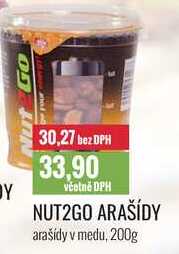 NUT2GO ARAŠÍDY 200g 