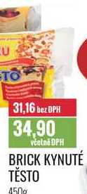 BRICK KYNUTÉ TĚSTO 450g 