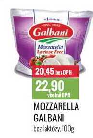 MOZZARELLA GALBANI bez laktózy, 100g 