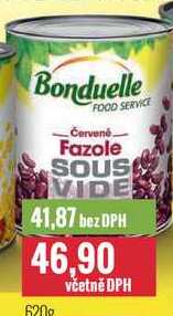 Bonduelle Červené Fazole SOUS VIDE 620g