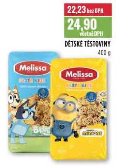 DĚTSKÉ TĚSTOVINY 400 g  