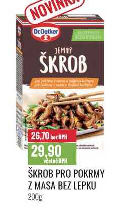 ŠKROB PRO POKRMY Z MASA BEZ LEPKU 200g