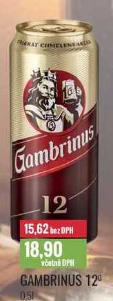 GAMBRINUS 12° 0,5l
