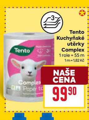 Tento Kuchyňské utěrky Complex 1 role 