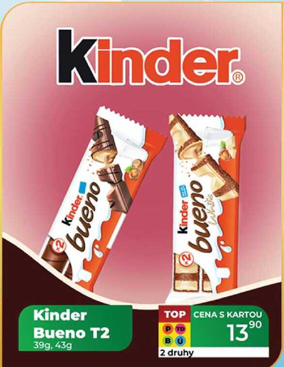 Kinder Bueno T2 39g, 43g 