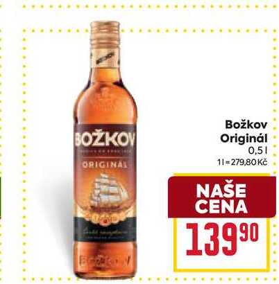 Božkov Originál 0,5l