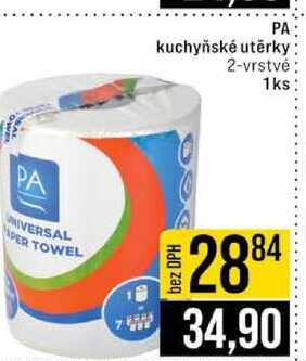 PA kuchyňské utěrky 2-vrstvé 1ks 