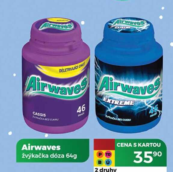 Airwaves žvýkačka dóza 64g  