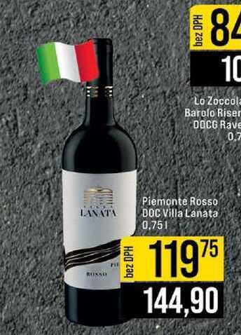 Piemonte Rosso DOC Villa Lanata 0,75l