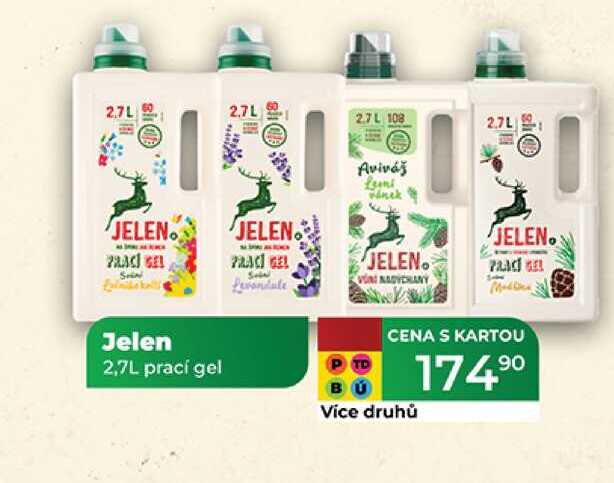 Jelen 2,7L prací gel 