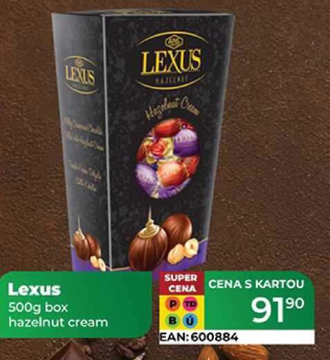 Lexus 500g box hazelnut cream