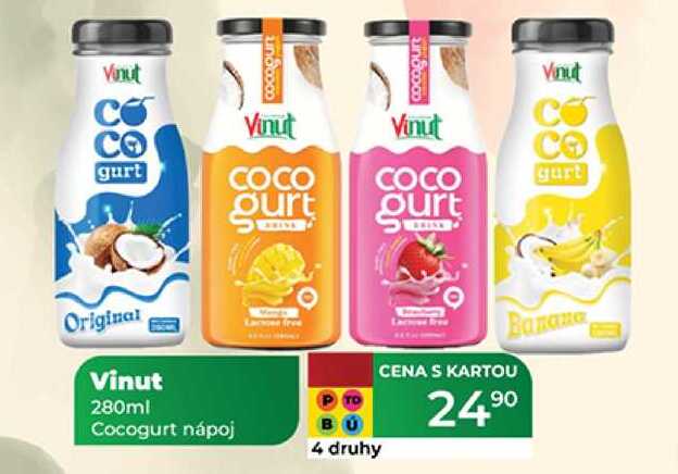 Vinut 280ml Cocogurt nápoj  