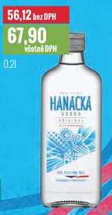 HANACKÁ VODKA 0,2l