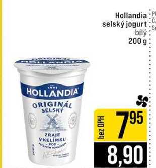 Hollandia selský jogurt bilý 200 g 