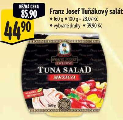 Franz Josef Tuňákový salát, 160 g