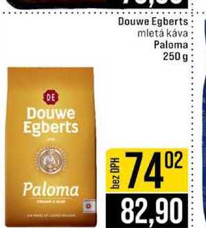 Douwe Egberts mletá káva Paloma 250g v akci