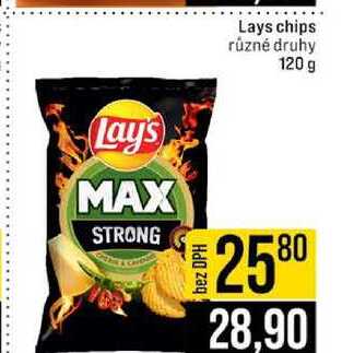 Lays chips různé druhy 120 g