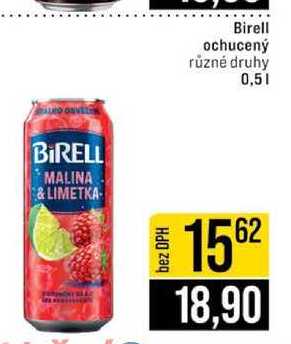 Birell ochucený různé druhy 0,5l