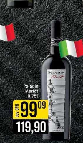 Paladin Merlot 0,75l