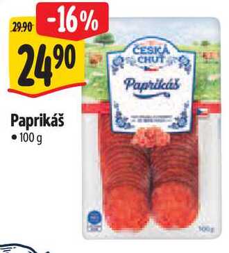 Paprikáš, 100 g 