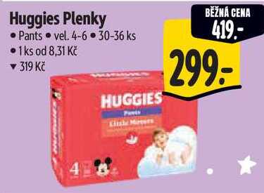 Huggies Plenky, 30-36 ks 