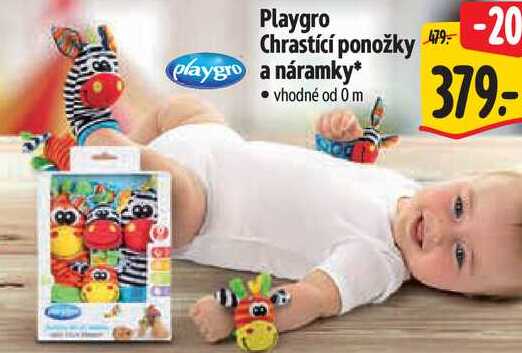 Playgro Chrastící ponožky a náramky*