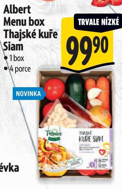 Albert Menu box Thajské kuře Siam 