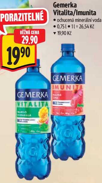 Gemerka Vitalita/Imunita, 0,75 l
