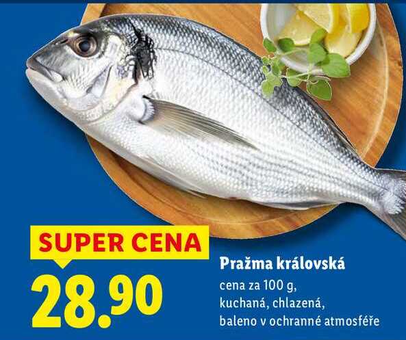 Pražma královská, cena za 100 g