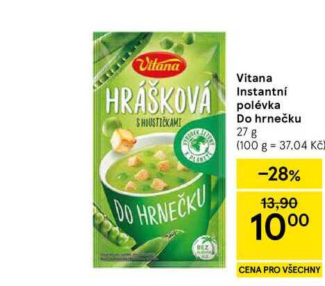 Vitana Instantní polévka Do hrnečku, 27 g
