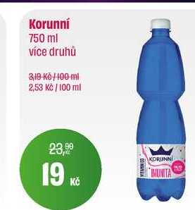 Korunní 750 ml více druhů 