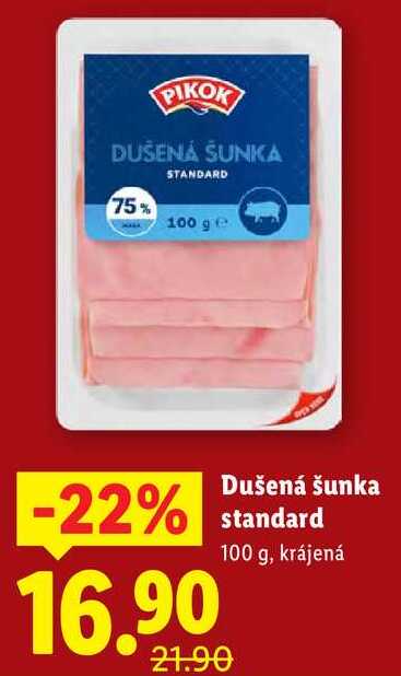 Dušená šunka standard, 100 g