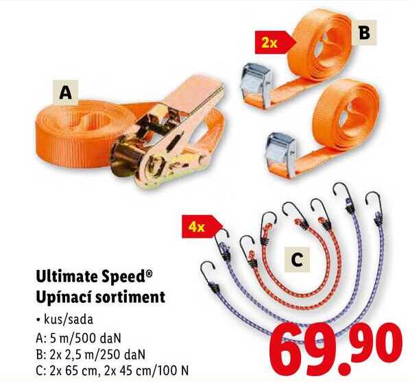 Ultimate Speed Upínací sortiment 
