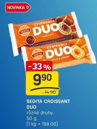 SEDITA CROISSANT DUO různé druhy 50 g 
