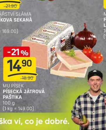 PÍSECKÁ JÁTROVÁ PAŠTIKA 100 g
